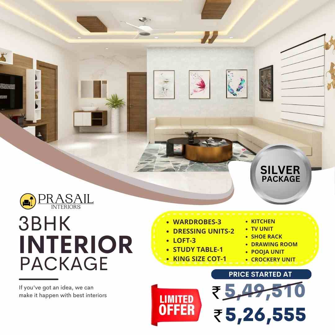 3 BHK Interior Design Cost In Hyderabad 3Bhk Home Interior Design Low 